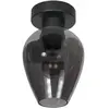 Steinhauer - plafonnier - Bloeba - noir - verre métal - Ø 15cm -