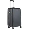 CarryOn Skyhopper Grote Reiskoffer 78cm - Koffer 85 Ltr met TSA-slot en OKOBAN - Zwart