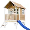 Non communiqué Axi Cabane Enfant Tom Brun Blanc Avec Toboggan Bleu