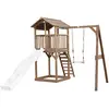 Pragma Axi Beach Tower With Single Swing Brown - Toboggan Blanc