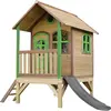 AXI Tom Maison Enfant avec Toboggan Gris Aire de Jeux pour l'extérieur...