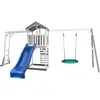 Axi Structure De Jeu Beach Tower Gris Blanc Cadre Escalade Balancoire ...