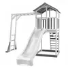 Axi Structure De Jeu Beach Tower Blanc Gris Avec Cadre Escalade Et Tob...
