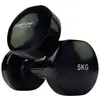 Tunturi Dumbbell set - 2 x 5,0 kg - Vinyl - Zwart - Incl. gratis fitness app