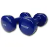 Haltères - TUNTURI - Vinyl 4 Kg - Bleu - Bras - Musculation