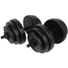 Tunturi jeu d'haltères 1-3,5 kg vinyle/acier noir 18 pièces