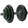 TUNTURI Haltère musculation 20kg  1 barre noir
