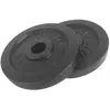 TUNTURI Disque musculation 2.50kg noir, la paire