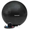 Ballon de gym TUNTURI 65cm noir - Accessoires Fitness / Musculation - Usage intensif