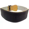 Tunturi Halterriem - Fitness riem - Powerlift riem - 110cm - Leer - Zwart
