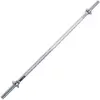 TUNTURI Barre à disque barbell 180cm, vis, chrome