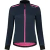 Rogelli Pesara Winter Fietsjack Dames - Wielrenjack - Winddicht - Groen/Roze - Maat S