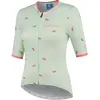 Rogelli Fruity Fietsshirt - Korte Mouwen - Dames - Mint, Coral - Maat L