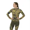 AGU Blurry Photo Fietsshirt Lange Mouwen Performance Dames - Green - M