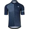 AGU Faded Stripe Fietsshirt Essential Heren - Blauw - M