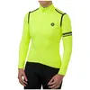 AGU Rain Jersey Fietsshirt Lange Mouwen Performance Dames - Geel - L