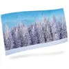 Achtergrond doek Sneeuwbos XL 300 x 150 cmMy Village