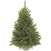 Sapin de Noël artificiel avec toile de jute H90