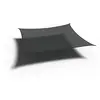NESLING Toile D'ombrage Coolfit Platinum Carrée Noire 500x500 Cm