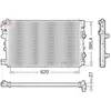 DENSO Radiateur moteur pour JEEP: Renegade & FIAT: 500 (Ref: DRM09176)