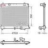 DENSO Radiateur moteur pour TOYOTA: Yaris (Ref: DRM50137)