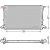 DENSO Radiateur moteur pour AUDI: A6, A4, Q5, Q7, A5, A7 (Ref: DRM0204...