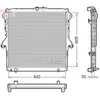 DENSO Radiateur moteur pour FORD: Ranger (Ref: DRM10119)