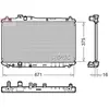 DENSO Radiateur moteur pour HONDA: Civic (Ref: DRM40037)