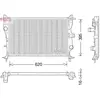 DENSO Radiateur moteur pour JEEP: Renegade & FIAT: 500 (Ref: DRM06038)
