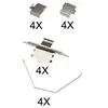 ABS All Brake Systems Accessoireset schijfremblok