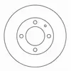 Remschijf 15720 ABS