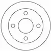 Remschijf 16529 ABS
