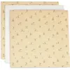 Lot de 3 langes en gaze de coton Kangaroots (70 x 70 cm)
