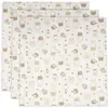 Lot de 3 langes en gaze de coton Miffy Family Farm (70 x 70 cm)