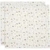 Lot de 2 maxi-langes en gaze de coton Miffy Family Farm (115 x 115 cm)