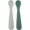 Lot de 2 cuillères en silicone Jade Shades