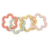 Anneaux de dentition en silicone Flowers