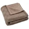 Couverture en polaire Box Knit Milky Coffee (75 x 100 cm)