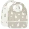 Jollein x Nijntje Slab Waterproof Miffy&Snuffy - Olive Green - 2 Stuks