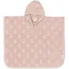 Poncho de bain coton éponge Jollein - Miffy Jacquard Rose Sauvage - 65x62 cm - Bébé