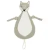 Attache Sucette doux Renard - JOLLEIN - Gris et blanc - Bébé - Porte tétine Bébé