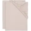 Jollein Lot de 2 draps housses en jersey Wild Rose (40 x 80 cm)