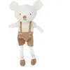 Jollein 037-001-67074 Bowie Peluche en forme de souris, beige, 32 cm
