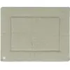 Jollein - Boxkleed 75x95cm - Speelkleed Baby - Grain Knit - Olive Green