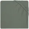 Jollein Drap-Housse en Jersey, 80/90 cm Longueur x 40 cm Largeur, Vert Cendré