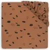Jollein Drap housse en jersey pour matelas de parc Spot caramel (75 x 95 cm)
