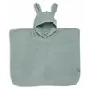 Poncho de Bain enfant 1 à 4 ans Vert Cendré - JOLLEIN - Mixte - 65 x 62 cm - 100% coton - Bébé