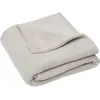 Jollein Baby Deken Wieg 75x100cm Basic Knit - Nougat/Fleece