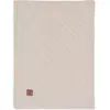 Jollein Couverture en tricot Check Knit Oatmeal (75 x 100 cm)