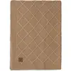 Jollein Couverture en tricot Check Knit Biscuit (75 x 100 cm)